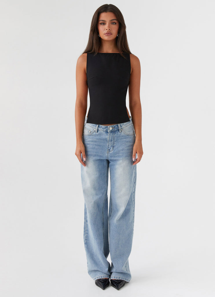 Wardrobe Club™ | Buckle Top - Black