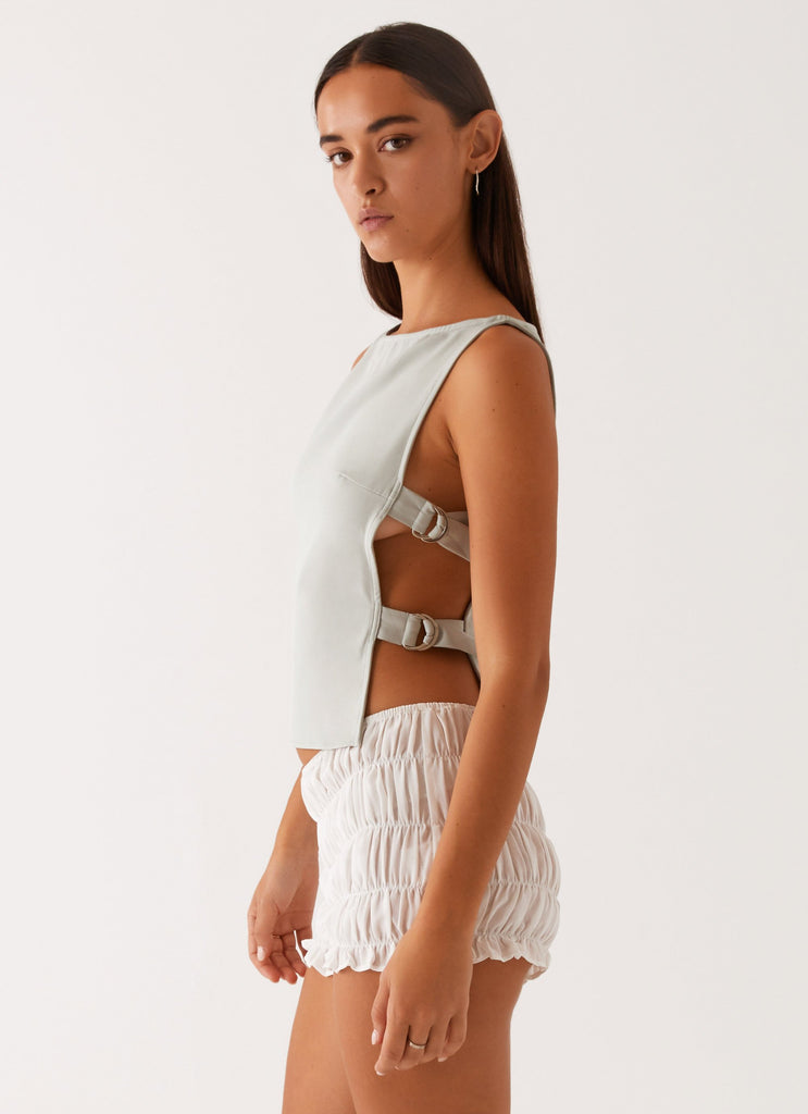 Wardrobe Club™ | Buckle Top - Sage