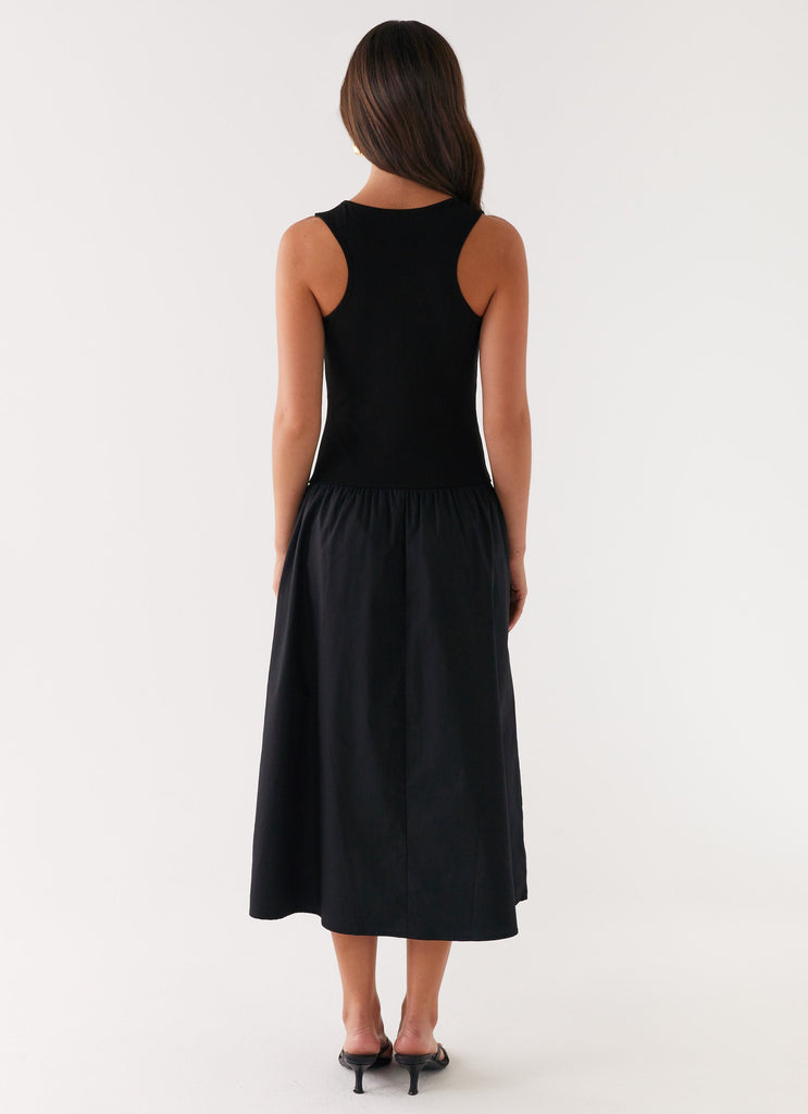 Wardrobe Club™ | Black Love Midi Dress