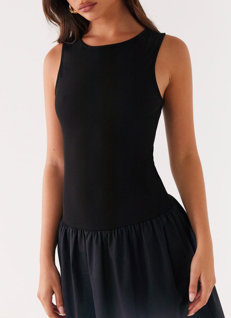 Wardrobe Club™ | Black Love Midi Dress