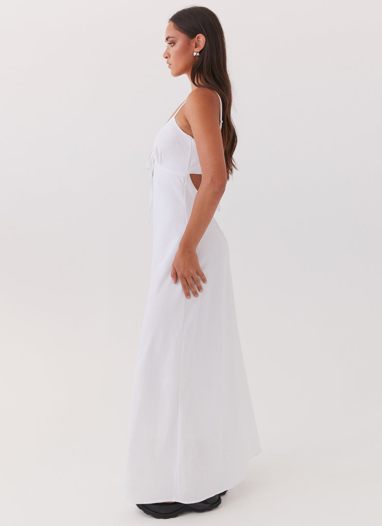 Wardrobe Club™ | Amara Linen Maxi - White