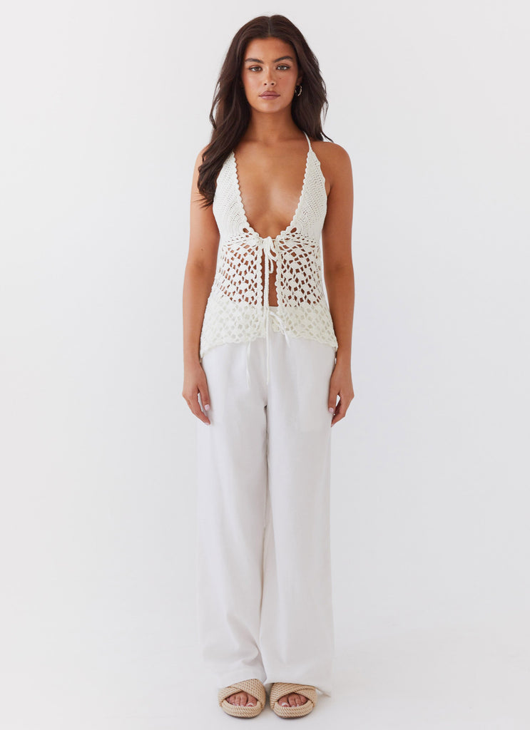 Wardrobe Club™ | Breeze Linen Pants - White