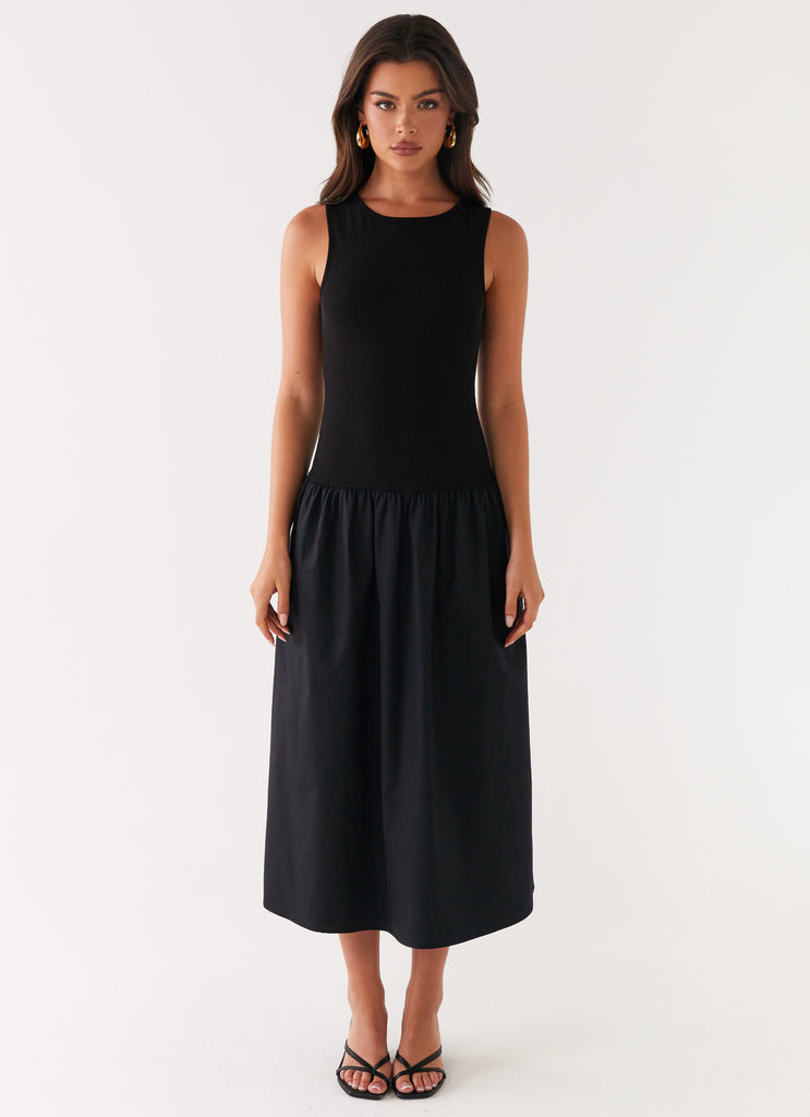 Wardrobe Club™ | Black Love Midi Dress
