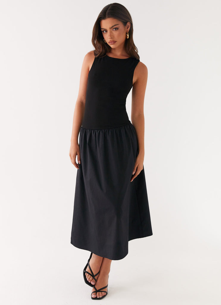 Wardrobe Club™ | Black Love Midi Dress